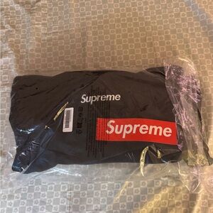 Supreme Black and Red Windbreaker